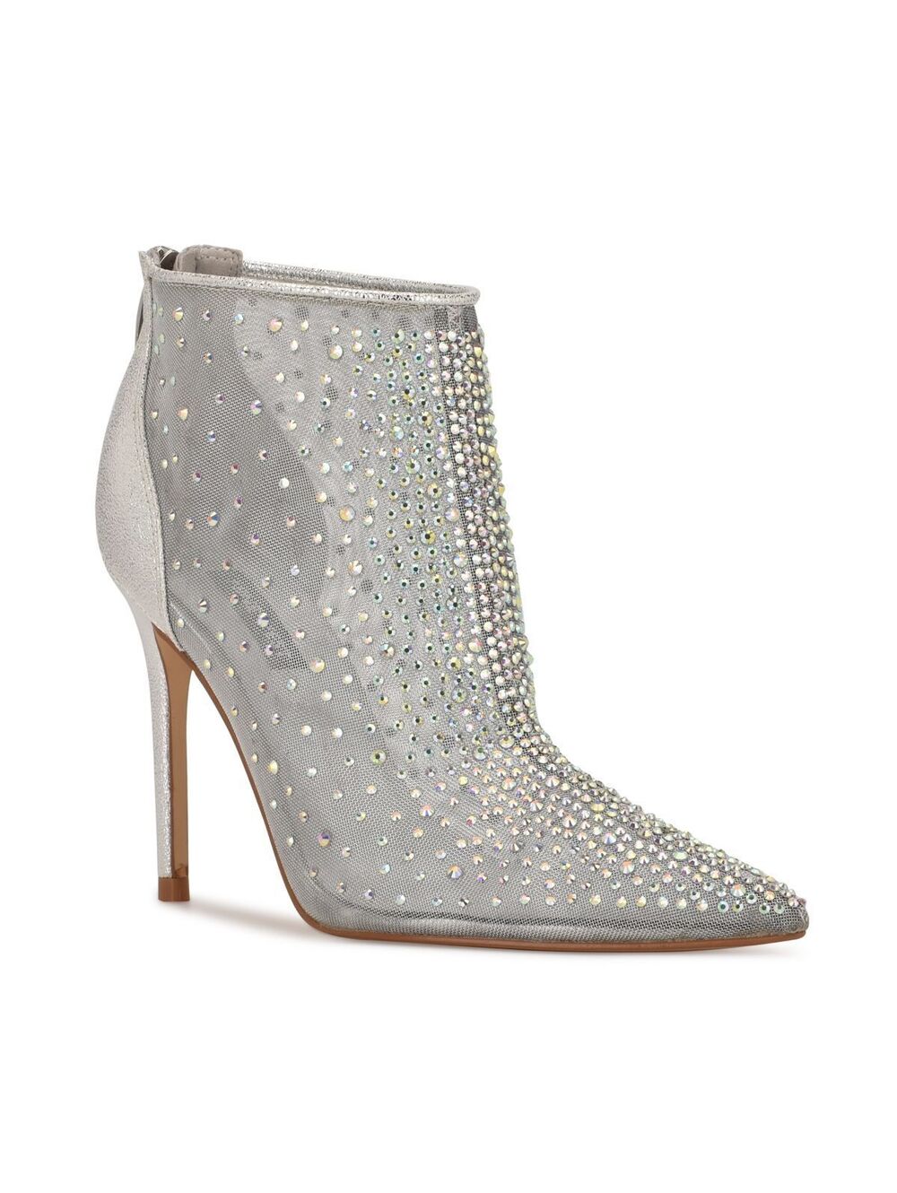 Nine West  Now P2 Silver Mesh P Boots7.5 ($139)